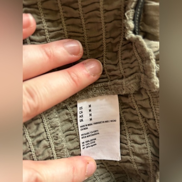 Green Strapless American Eagle Tube Top - Picture 3 of 3